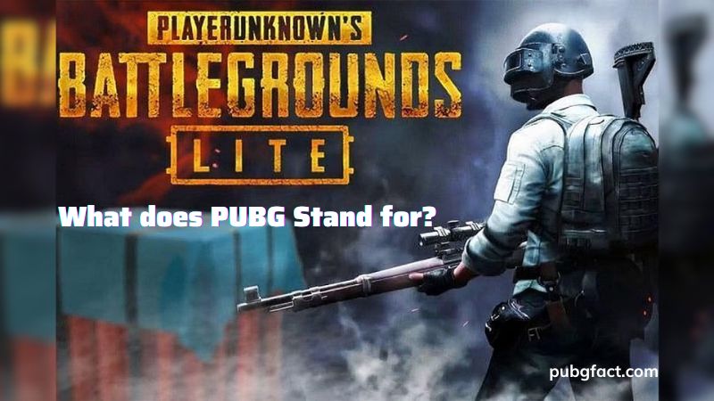 What does PUBG Stand for?