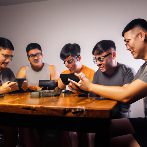 Bonding over a game of PUBG Mobile with friends