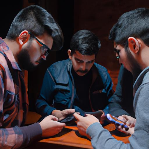 A team of players discussing tactics for dominating in PUBG Mobile
