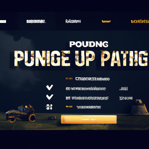The homepage of the PUBG Public Test Server shows available updates to test