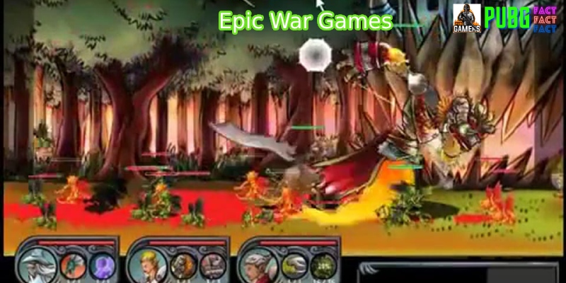 Open world in epic war game