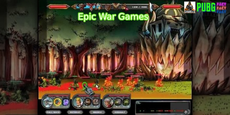 Characters of epic war game